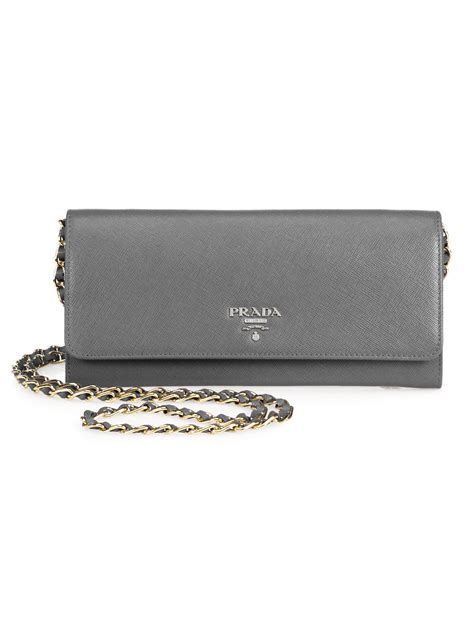 prada wallet with gold chain|buy prada wallet online.